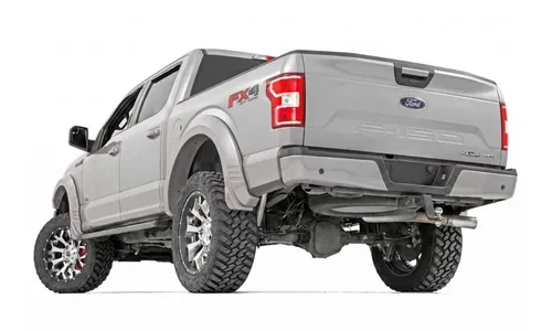 Расширители колёсных арок SF1, цвет JS Iconic Silver, Ford F-150 (2018–2020), Rough Country — фото 3