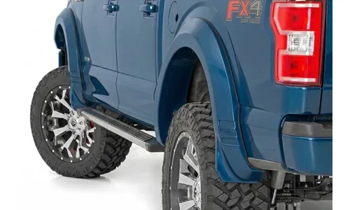 Расширители колёсных арок SF1, цвет N1 Blue Jeans, Ford F-150 (2018–2020), Rough Country — фото 1