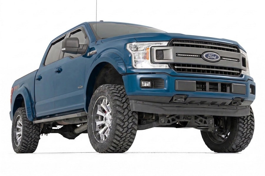Расширители колёсных арок SF1, цвет N1 Blue Jeans, Ford F-150 (2018–2020), Rough Country — фото 2