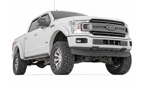 Расширители колёсных арок SF1, цвет Z1 Oxford White, Ford F-150 (2018–2020), Rough Country — фото 2