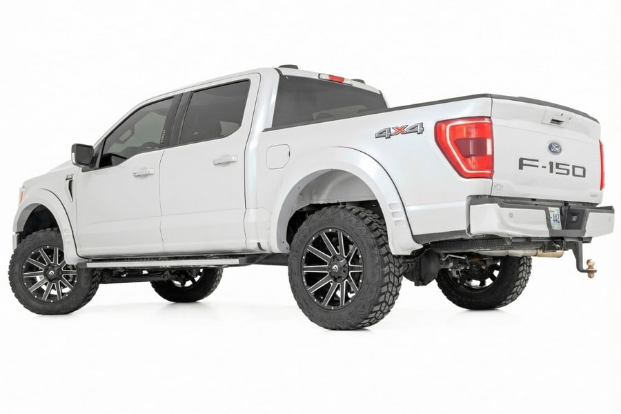 Расширители колёсных арок SF1, цвет A3 Space White, Ford F-150 (2021–2026), Rough Country — фото 3