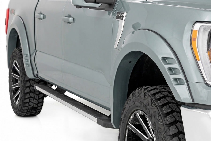 Расширители колёсных арок SF1, цвет BN Silver Spruce, Ford F-150 (2021–2026), Rough Country — фото 4