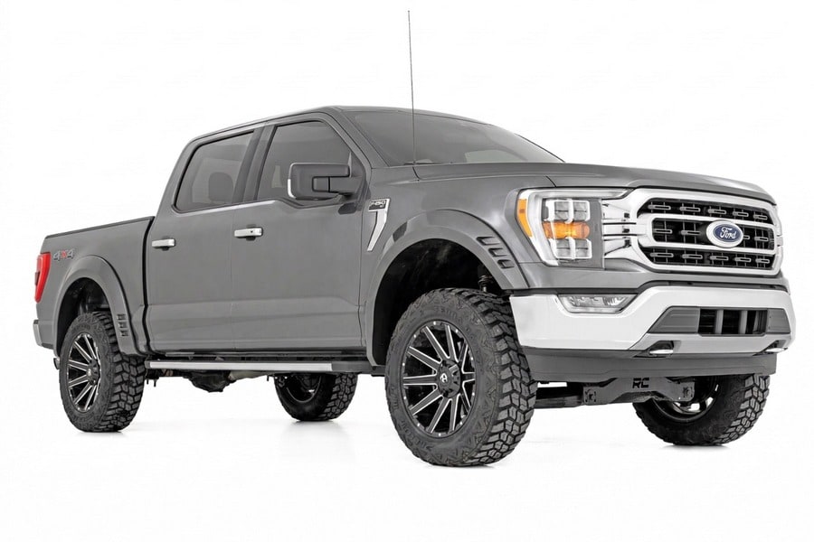 Расширители колёсных арок SF1, цвет D1 Stone Gray, Ford F-150 (2021–2026), Rough Country — фото 2