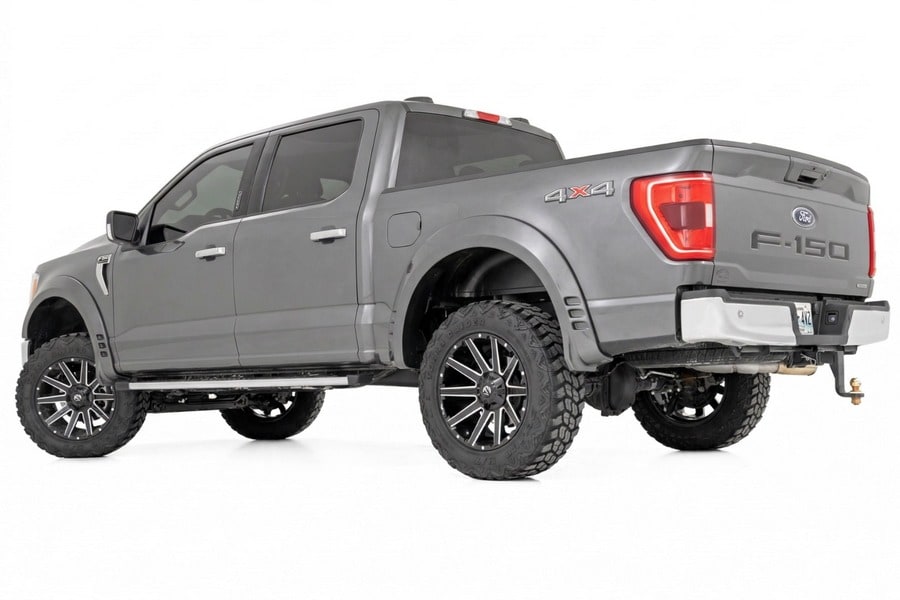Расширители колёсных арок SF1, цвет D1 Stone Gray, Ford F-150 (2021–2026), Rough Country — фото 3