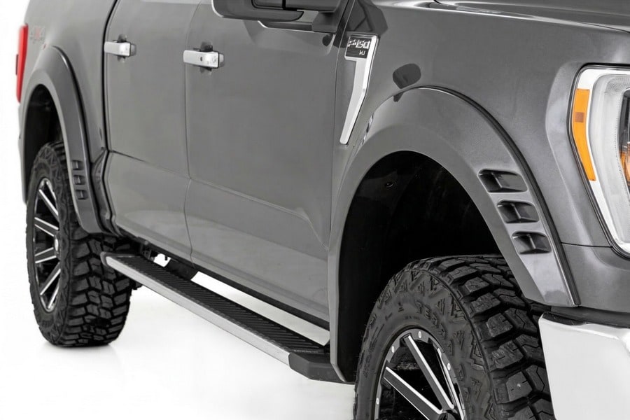 Расширители колёсных арок SF1, цвет D1 Stone Gray, Ford F-150 (2021–2026), Rough Country — фото 4