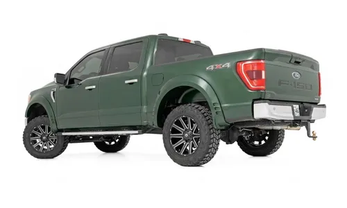 Расширители колёсных арок SF1, цвет DB Shelter Green, Ford F-150 (2021–2026), Rough Country — фото 3