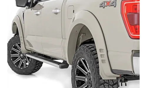 Расширители колёсных арок SF1, цвет DR Avalanche Gray, Ford F-150 (2021–2026), Rough Country — фото 1