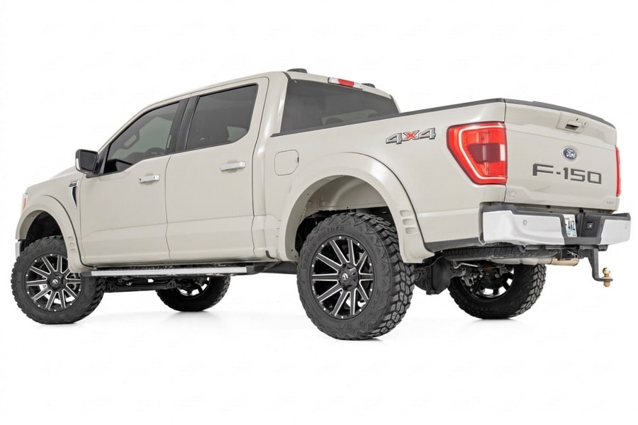 Расширители колёсных арок SF1, цвет DR Avalanche Gray, Ford F-150 (2021–2026), Rough Country — фото 3