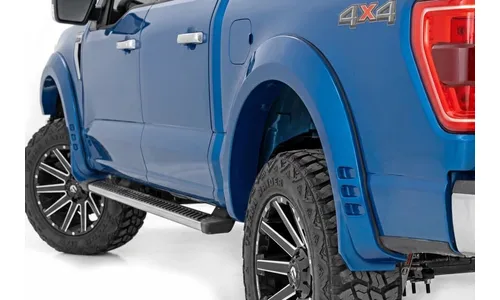 Расширители колёсных арок SF1, цвет E7 Velocity Blue, Ford F-150 (2021–2026), Rough Country — фото 1