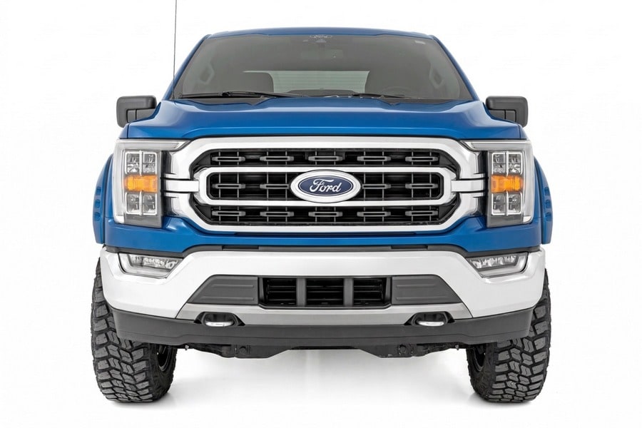 Расширители колёсных арок SF1, цвет E7 Velocity Blue, Ford F-150 (2021–2026), Rough Country — фото 5