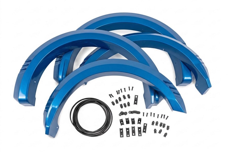 Расширители колёсных арок SF1, цвет E7 Velocity Blue, Ford F-150 (2021–2026), Rough Country — фото 6