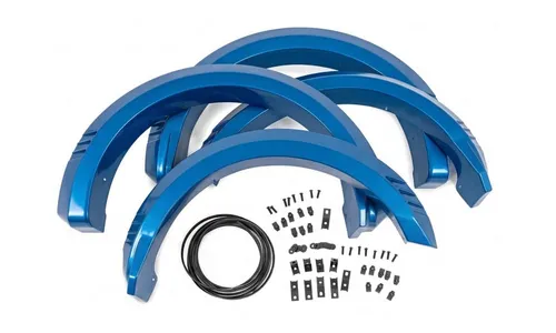 Расширители колёсных арок SF1, цвет E7 Velocity Blue, Ford F-150 (2021–2026), Rough Country — фото 6