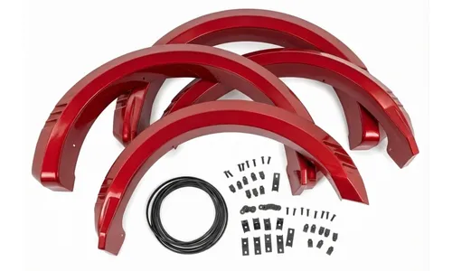 Расширители колёсных арок SF1, цвет EA Hot Pepper Red, Ford F-150 (2021–2026), Rough Country — фото 6