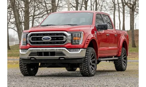 Расширители колёсных арок SF1, цвет EA Hot Pepper Red, Ford F-150 (2021–2026), Rough Country — фото 7