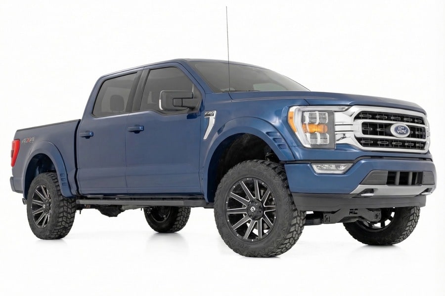 Расширители колёсных арок SF1, цвет HX Antimatter Blue, Ford F-150 (2021–2026), Rough Country — фото 2