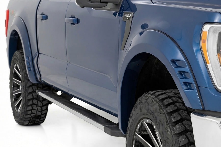 Расширители колёсных арок SF1, цвет HX Antimatter Blue, Ford F-150 (2021–2026), Rough Country — фото 4