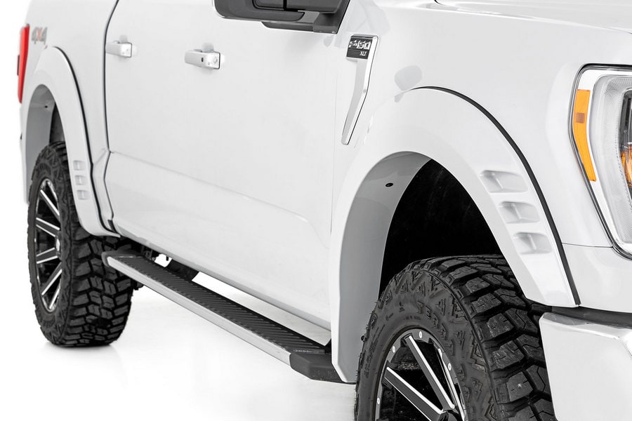 Расширители колёсных арок SF1, цвет JS Iconic Silver, Ford F-150 (2021–2026), Rough Country — фото 3