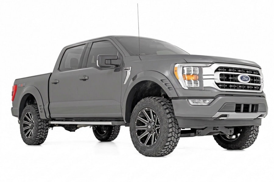 Расширители колёсных арок SF1, цвет JX Lead Foot, Ford F-150 (2021–2026), Rough Country — фото 2
