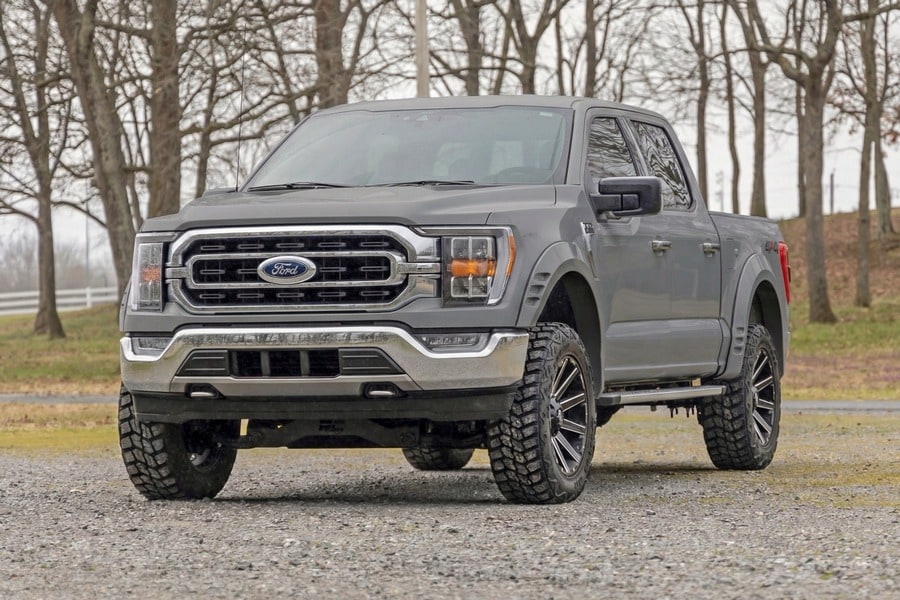 Расширители колёсных арок SF1, цвет JX Lead Foot, Ford F-150 (2021–2026), Rough Country — фото 7
