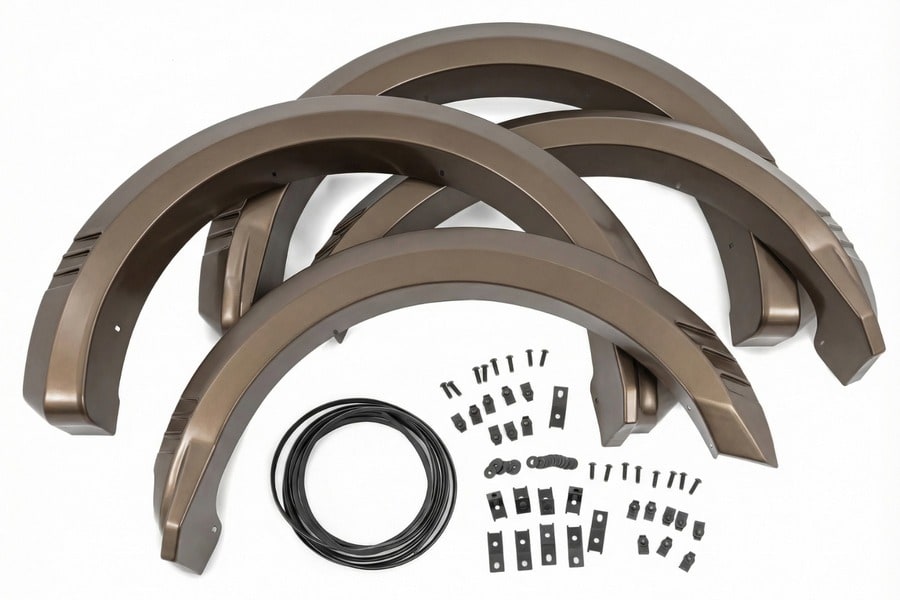 Расширители колёсных арок SF1, цвет LJ Darkened Bronze, Ford F-150 (2021–2026), Rough Country — фото 6
