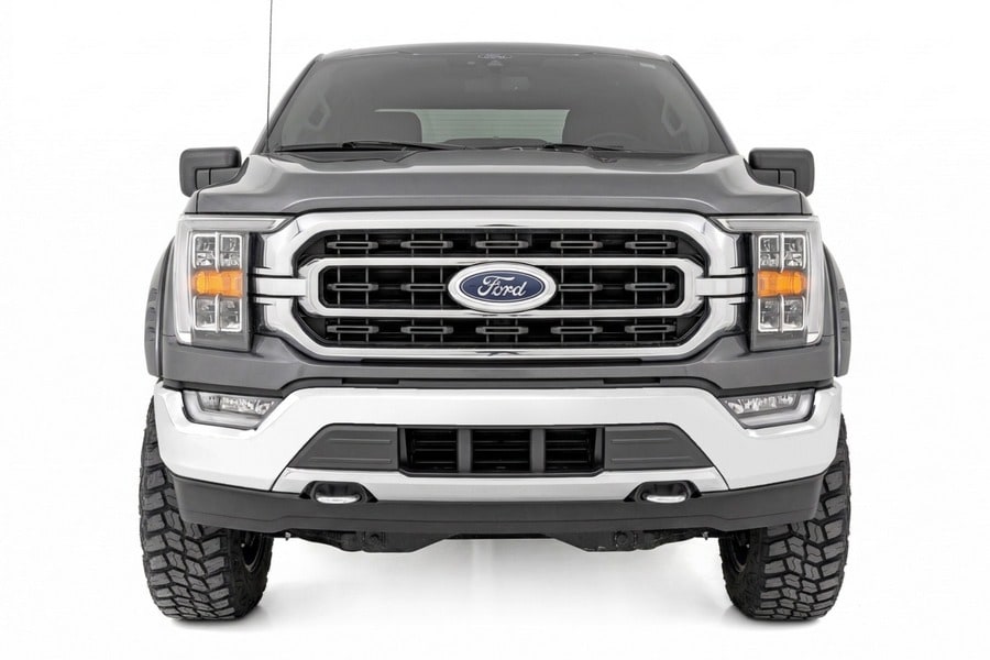 Расширители колёсных арок SF1, цвет M7 Carbonized Gray, Ford F-150 (2021–2026), Rough Country — фото 5