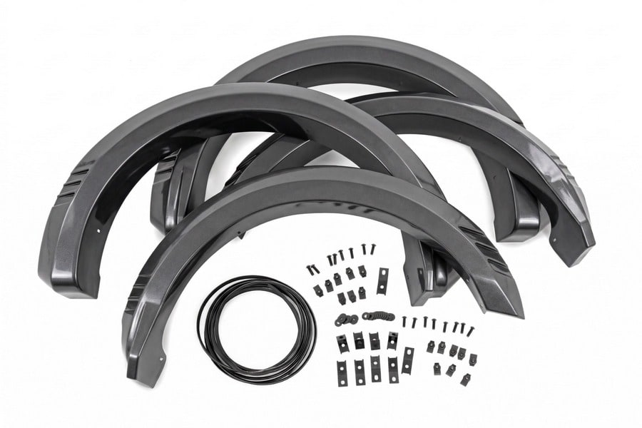 Расширители колёсных арок SF1, цвет M7 Carbonized Gray, Ford F-150 (2021–2026), Rough Country — фото 6