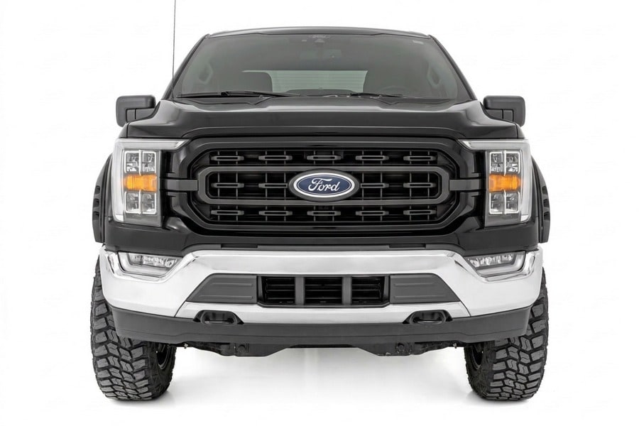 Расширители колёсных арок SF1, глянцевый чёрный цвет, Ford F-150 (2021–2026), Rough Country — фото 5