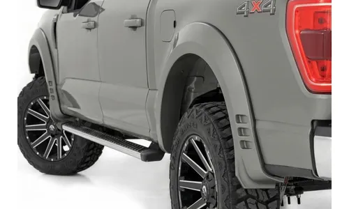 Расширители колёсных арок SF1, цвет T9 Marsh Gray, Ford F-150 (2021–2026), Rough Country — фото 1