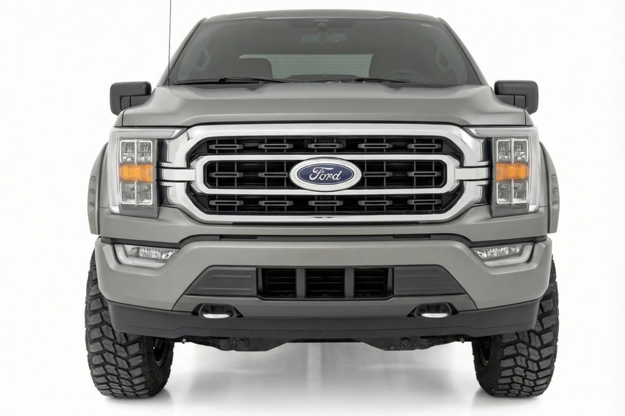 Расширители колёсных арок SF1, цвет T9 Marsh Gray, Ford F-150 (2021–2026), Rough Country — фото 5