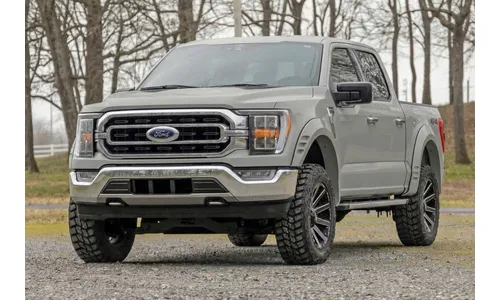 Расширители колёсных арок SF1, цвет T9 Marsh Gray, Ford F-150 (2021–2026), Rough Country — фото 7