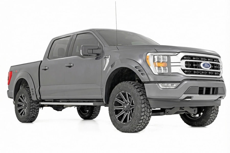 Расширители колёсных арок SF1, цвет TQ Smoked Quartz, Ford F-150 (2021–2026), Rough Country — фото 2