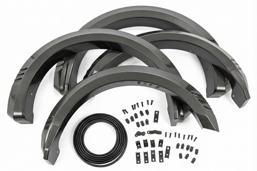 Расширители колёсных арок SF1, цвет TQ Smoked Quartz, Ford F-150 (2021–2026), Rough Country — фото 6