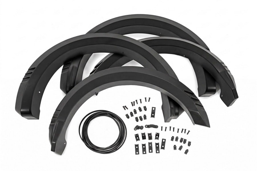 Расширители колёсных арок SF1, цвет UM Agate Black, Ford F-150 (2021–2026), Rough Country — фото 6