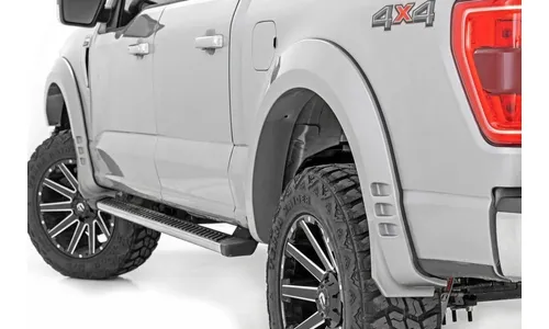 Расширители колёсных арок SF1, цвет UX Ingot Silver Metallic, Ford F-150 (2021–2026), Rough Country — фото 1