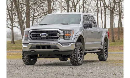 Расширители колёсных арок SF1, цвет UX Ingot Silver Metallic, Ford F-150 (2021–2026), Rough Country — фото 7