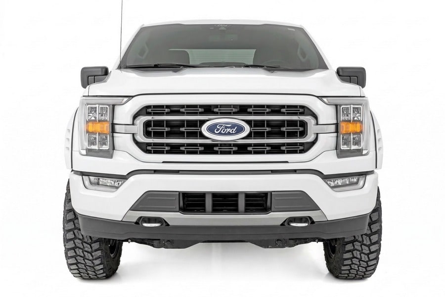 Расширители колёсных арок SF1, цвет YZ Oxford White, Ford F-150 (2021–2026), Rough Country — фото 5