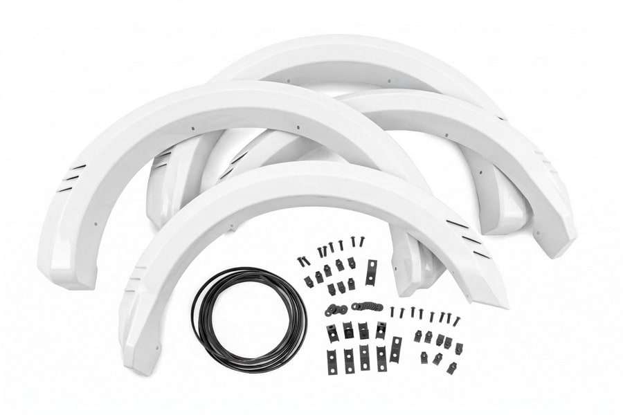 Расширители колёсных арок SF1, цвет YZ Oxford White, Ford F-150 (2021–2026), Rough Country — фото 6