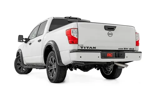 Расширители колёсных арок Pocket, цвет G41 Magnetic Black, Nissan TITAN (2017–2024), Rough Country — фото 6
