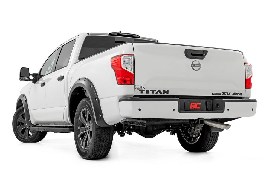 Расширители колёсных арок Pocket, цвет KAD Gun Metal, Nissan TITAN (2017–2024), Rough Country — фото 6