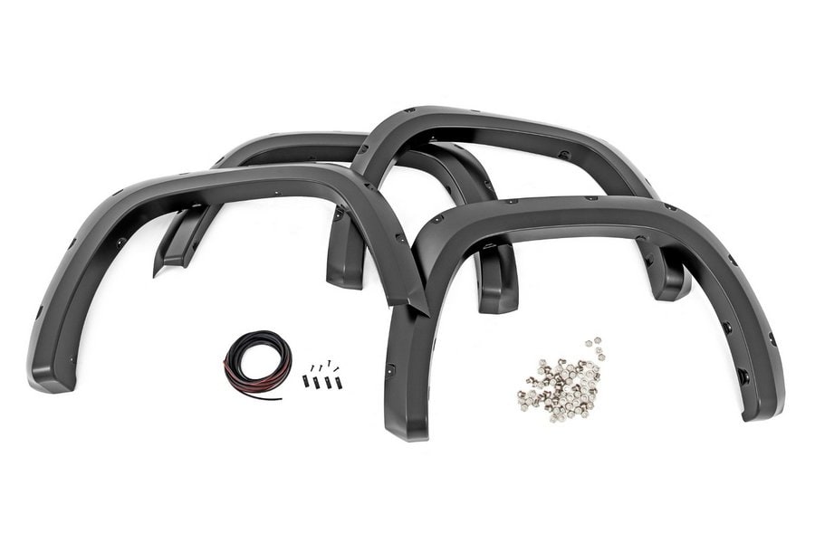 Расширители колёсных арок Pocket, цвет 1G3 Magnetic Gray, Toyota Tundra III, Rough Country — фото 1