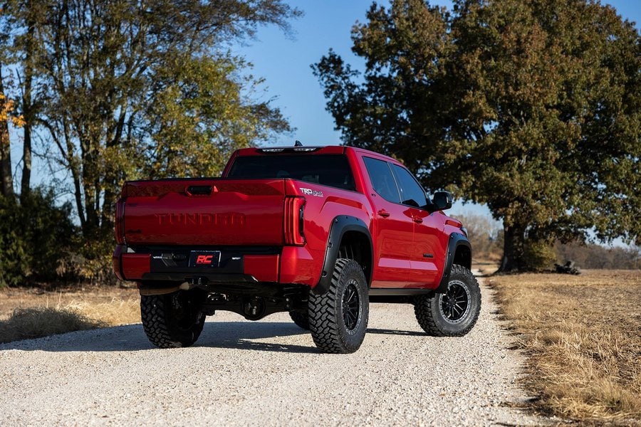 Расширители колёсных арок Pocket, цвет 1J9 Celestial Silver Metallic, Toyota Tundra III, Rough Country — фото 7