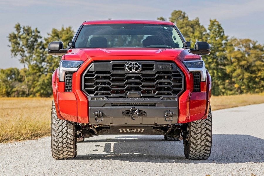 Расширители колёсных арок Pocket, цвет 1K6 Ice Edge, Toyota Tundra III, Rough Country — фото 3