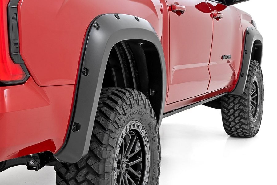Расширители колёсных арок Pocket, цвет 4Z2 Mudbath, Toyota Tundra III, Rough Country — фото 6