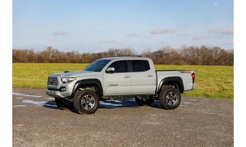 Расширители колёсных арок Pocket, цвет 4X0 Inferno, Toyota Tacoma III, Rough Country — фото 3
