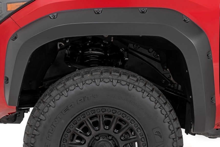 Расширители колёсных арок Pocket, цвет 3U5 Supersonic Red, Toyota Tacoma IV, Rough Country — фото 5