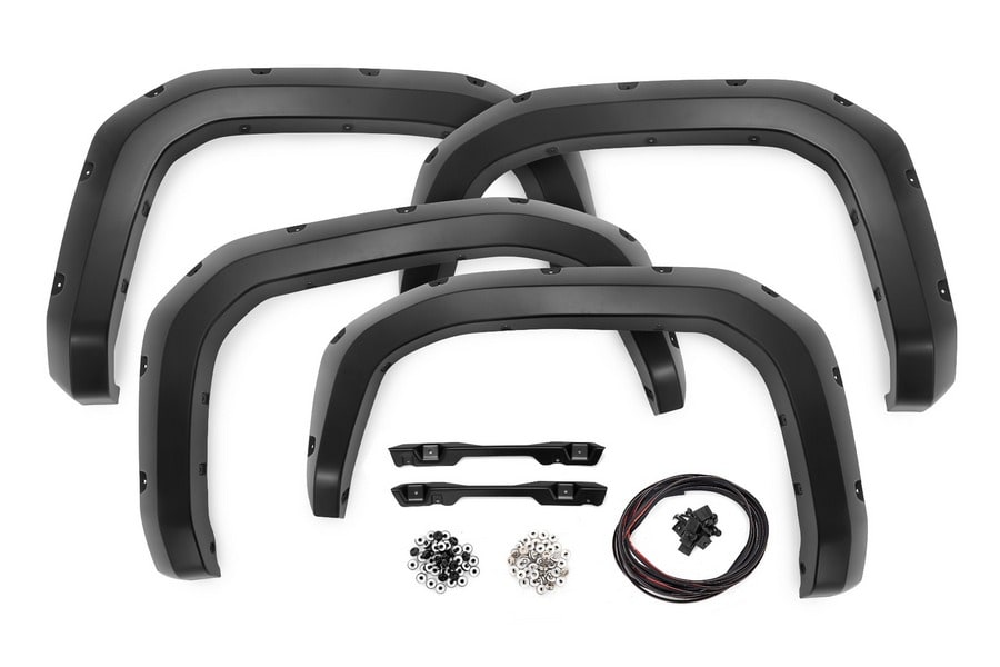 Расширители колёсных арок Pocket, цвет 4W5 Solar Octane, Toyota Tacoma IV, Rough Country — фото 2