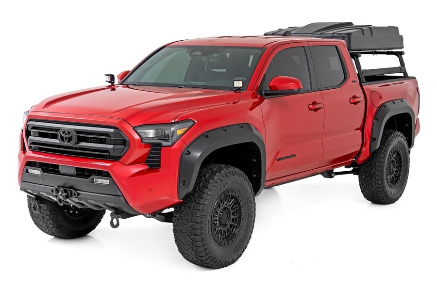 Расширители колёсных арок Pocket, цвет 796 Wave Maker, Toyota Tacoma IV, Rough Country — фото 3
