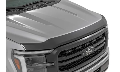 Защитная накладка капота, матовый чёрный цвет, Ford F-150 (2021–2026), Rough Country — фото 1