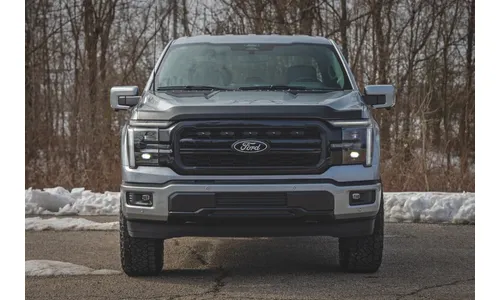 Защитная накладка капота, матовый чёрный цвет, Ford F-150 (2021–2026), Rough Country — фото 7