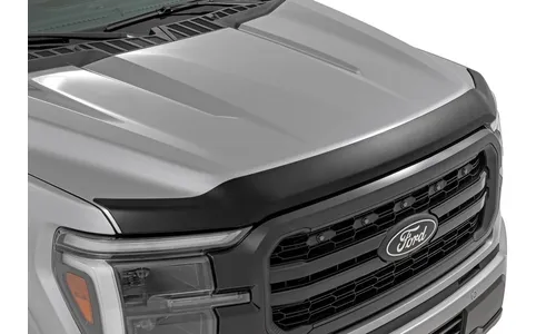 Защитная накладка капота, глянцевый чёрный цвет, Ford F-150 (2021–2026), Rough Country — фото 1